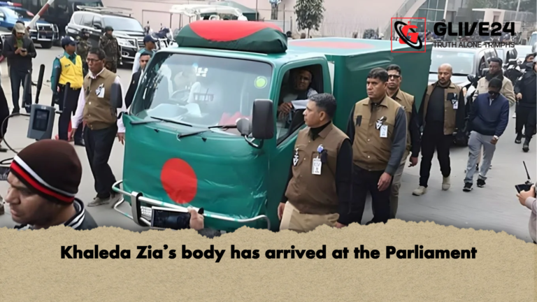 Khaleda Zias body has arrived at the Parliament Khaleda Zia’s body has arrived at the Parliament