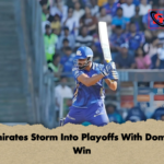 MI Emirates Storm Into Playoffs With Dominant Win MI Emirates Storm Into Playoffs With Dominant Win