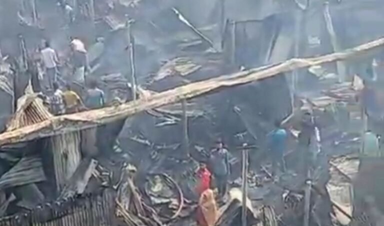 Massive Losses in Three Separate Fire Incidents in Gazipur Warehouses and Colony Destroyed in Three Fire Incidents in Gazipur