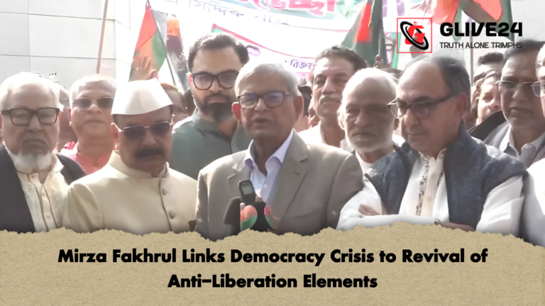 Mirza Fakhrul Links Democracy Crisis to Revival of Anti Liberation Elements Mirza Fakhrul Links Democracy Crisis to Revival of Anti-Liberation Elements