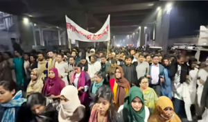 NCP Holds Overnight Protest Demanding Home Advisers Resignation NCP Holds Overnight Protest Demanding Home Adviser’s Resignation