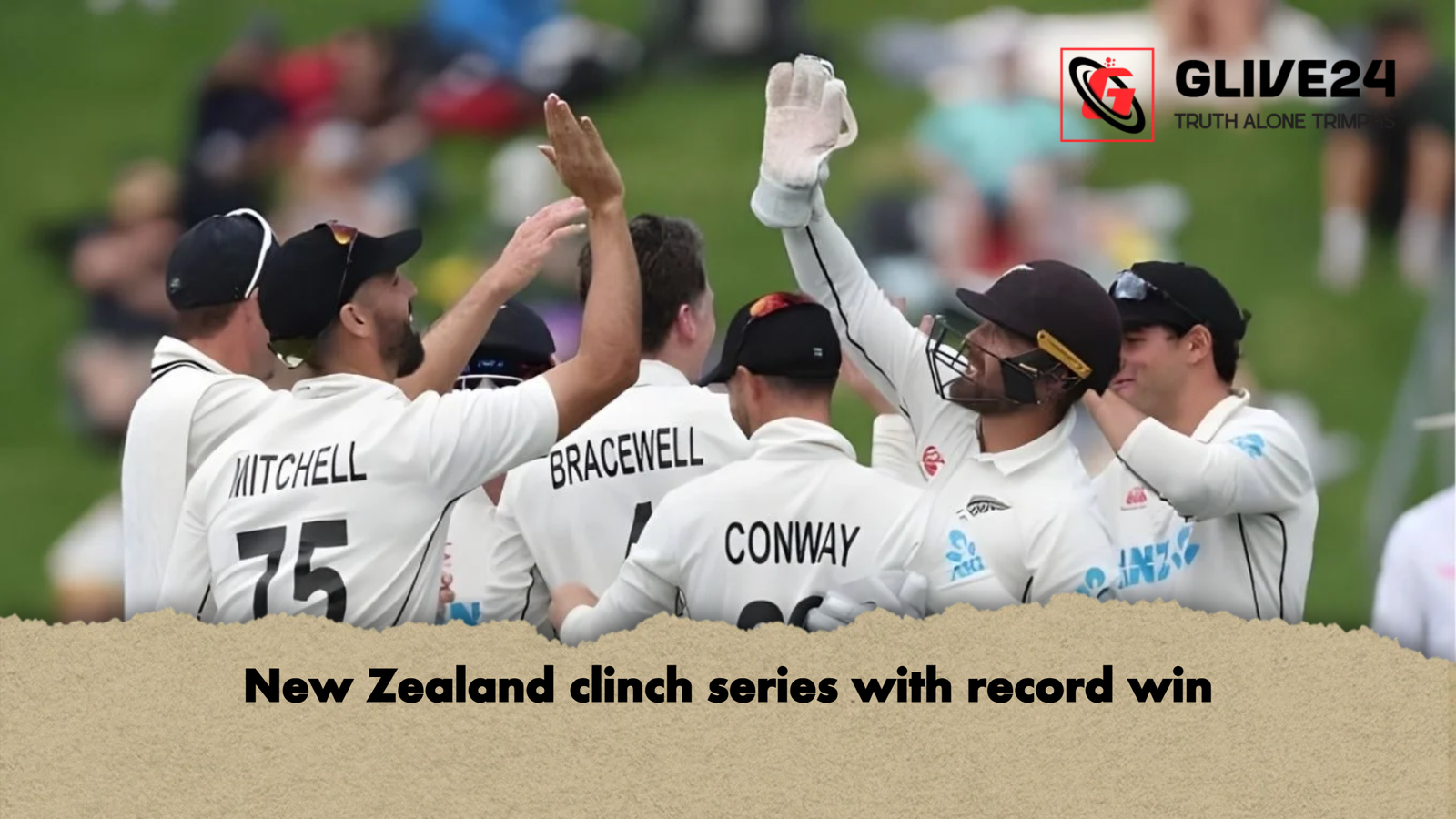 New Zealand clinch series with record win New Zealand clinch series with record win
