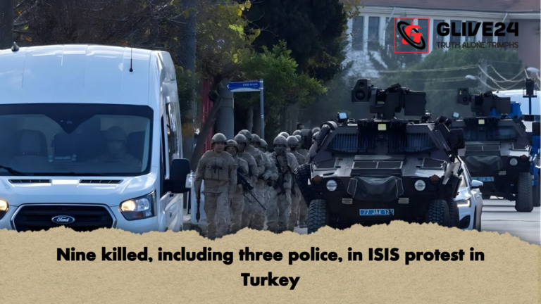 Nine killed including three police in ISIS protest in Turkey Nine killed, including three police, in ISIS protest in Turkey