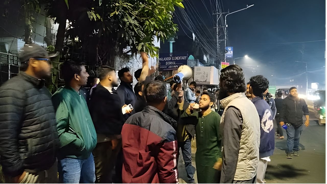 Protesters Stage Demonstration Outside Indian Assistant High Commission Protesters Rally Outside Indian Assistant High Commission Over Hadi Killing