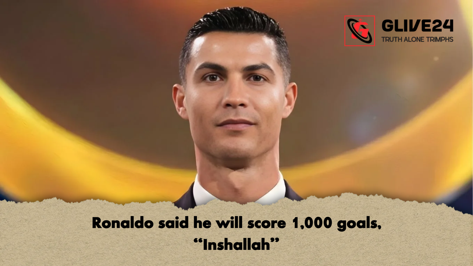 Ronaldo said he will score 1,000 goals, “Inshallah" 1 Ronaldo said he will score 1000 goals Inshallah Ronaldo said he will score 1,000 goals, “Inshallah"