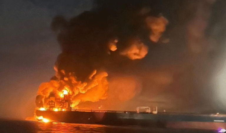 Russia Linked Oil Tanker Sustains ‘External Explosions off Dakar Coast Oil Tanker from Russia Hit by ‘External Explosions’ near Dakar, Experts Assess Possible Geopolitical Link