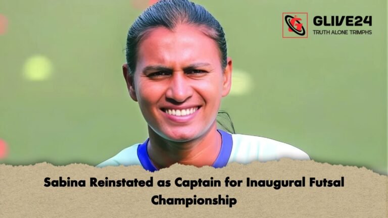 Sabina Reinstated as Captain for Inaugural Futsal Championship Sabina Reinstated as Captain for Inaugural Futsal Championship