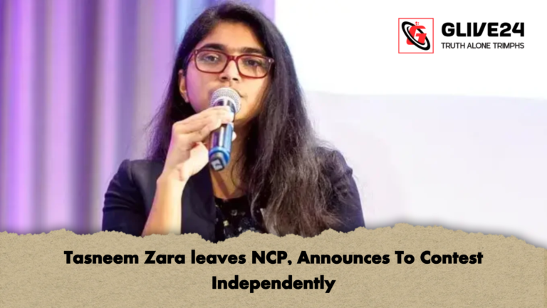Tasneem Zara leaves NCP Announces To Contest Independently Tasneem Zara leaves NCP, Announces To Contest Independently