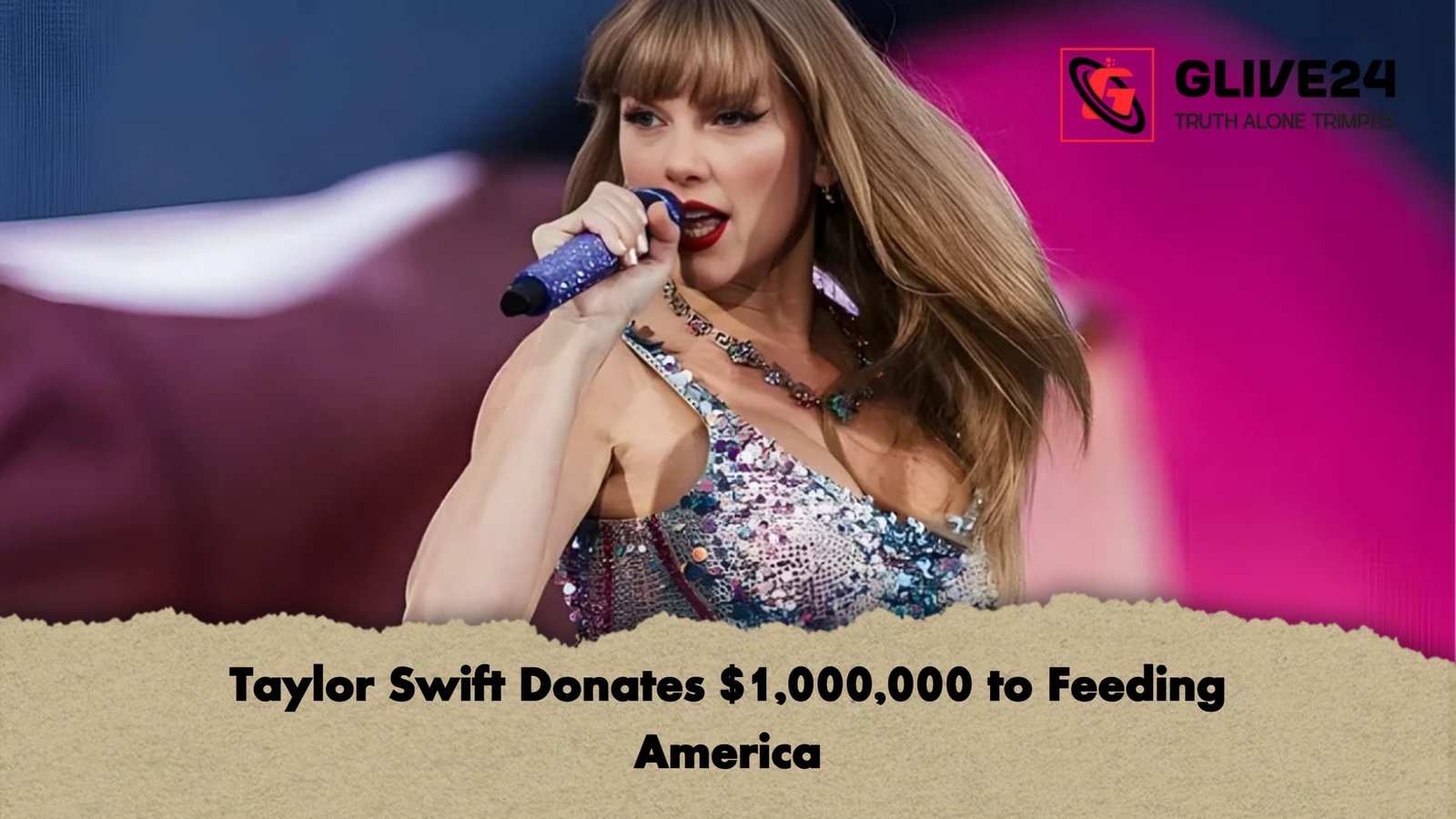 Taylor Swift Donates 1000000 to Feeding America Taylor Swift Donates $1,000,000 to Feeding America