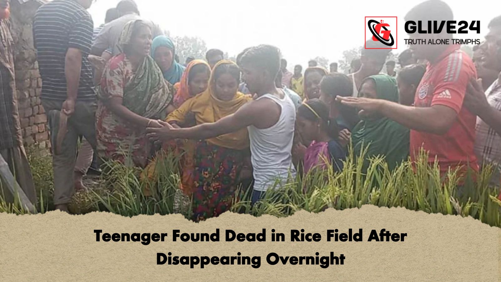 Teenager Found Dead in Rice Field After Disappearing Overnight Teenager Found Dead in Rice Field After Disappearing Overnight