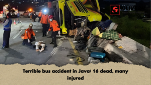 Terrible bus accident in Java 16 dead many injured Terrible bus accident in Java 16 dead, many injured