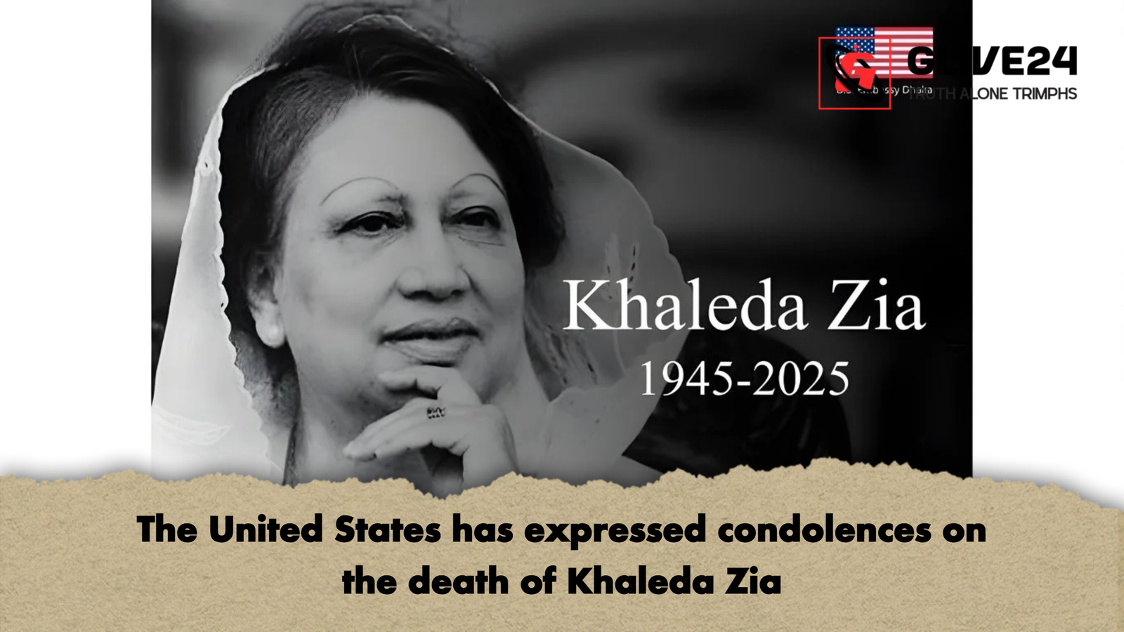 The United States has expressed condolences on the death of Khaleda Zia 1 The United States has expressed condolences on the death of Khaleda Zia The United States has expressed condolences on the death of Khaleda Zia