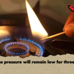 The gas pressure will remain low for three days The gas pressure will remain low for three days.