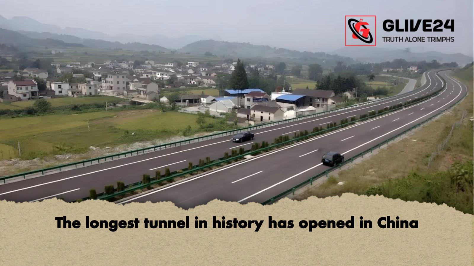 The longest tunnel in history has opened in China The longest tunnel in history has opened in China