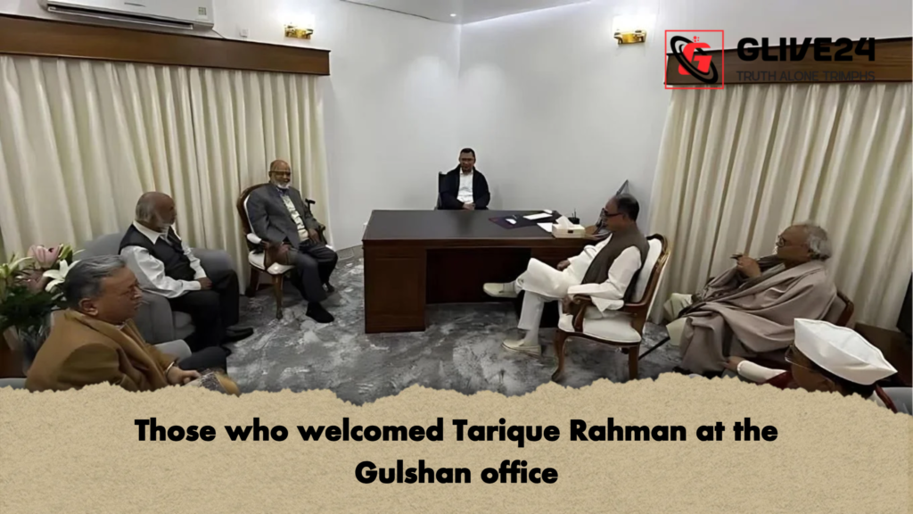 Those who welcomed Tarique Rahman at the Gulshan office 2 Those who welcomed Tarique Rahman at the Gulshan office Those who welcomed Tarique Rahman at the Gulshan office
