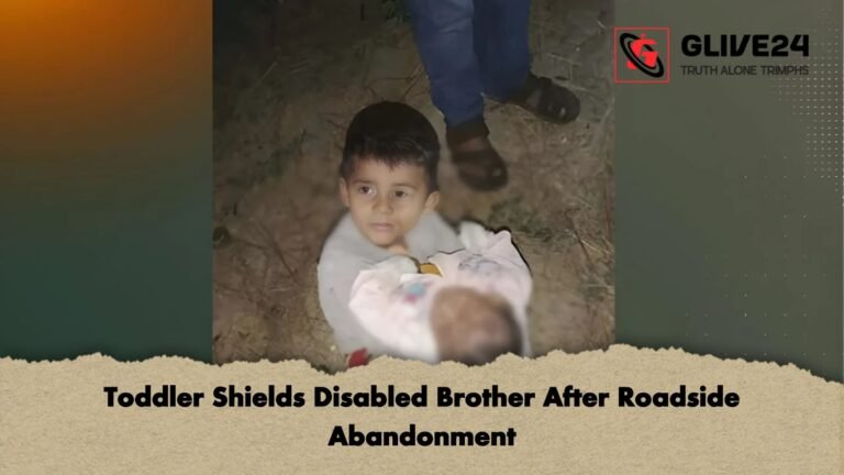 Toddler Shields Disabled Brother After Roadside Abandonment Toddler Shields Disabled Brother After Roadside Abandonment