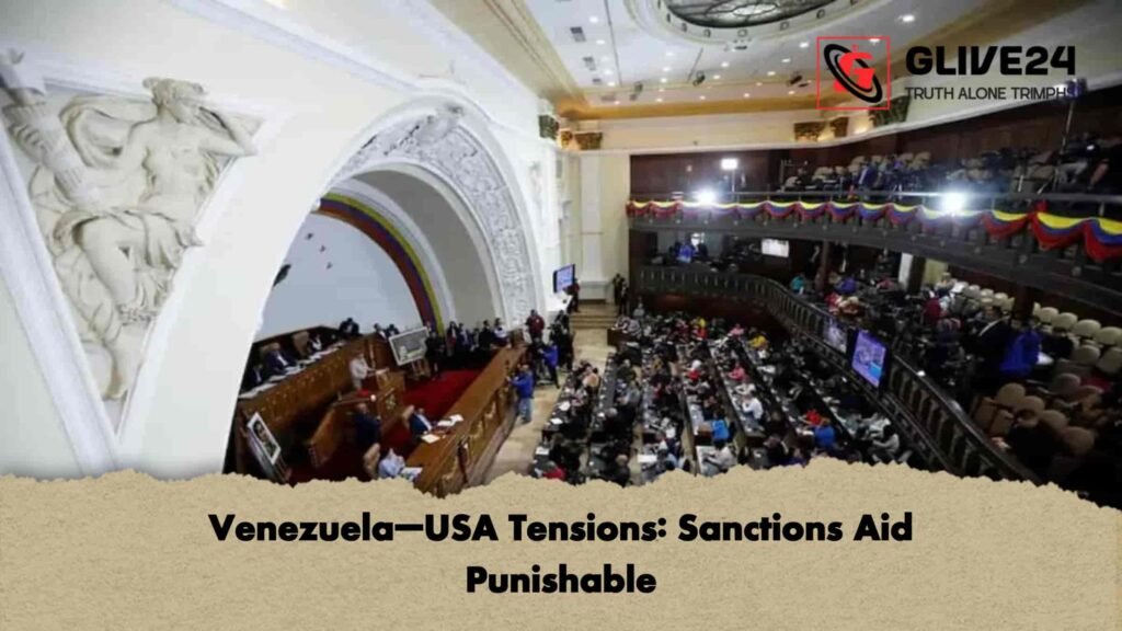 Venezuela–USA Tensions Sanctions Aid Punishable