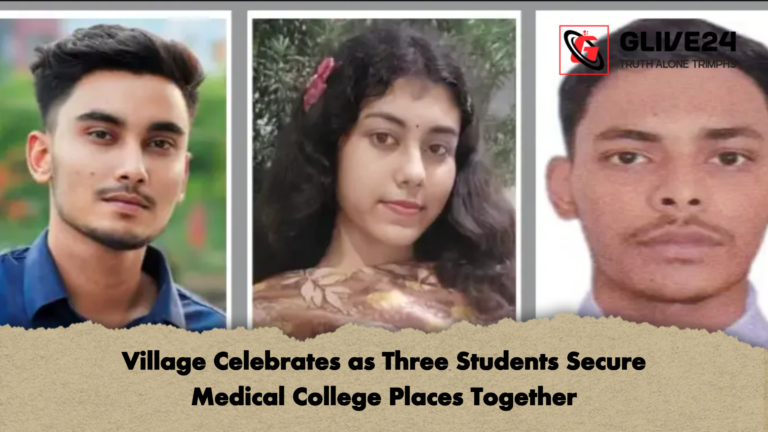 Village Celebrates as Three Students Secure Medical College Places Together Village Celebrates as Three Students Secure Medical College Places Together