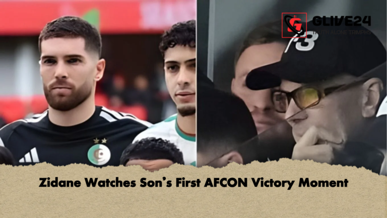 Zidane Watches Sons First AFCON Victory Moment Zidane Watches Son’s First AFCON Victory Moment