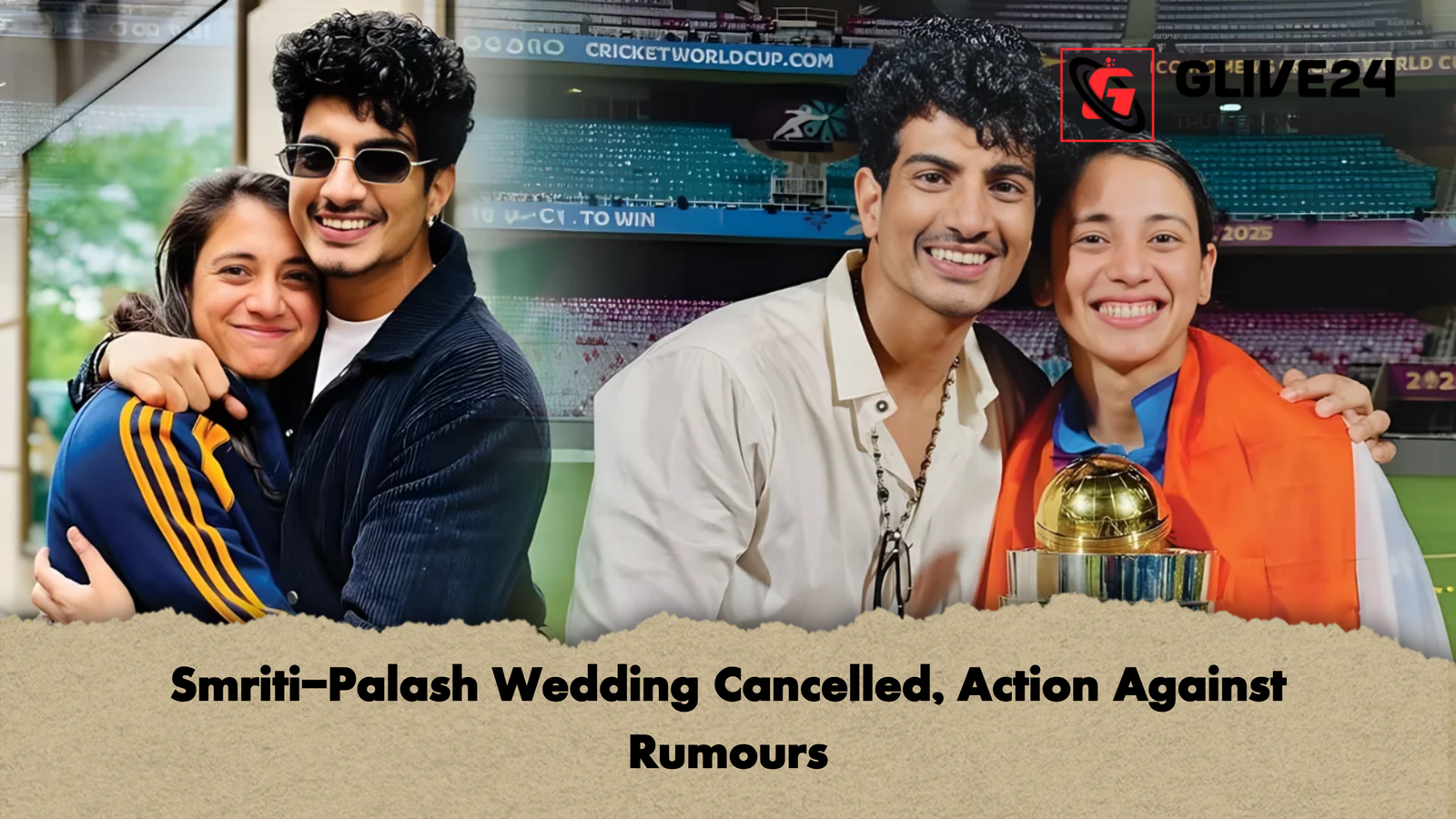 news thumbnail 1765177451508 Smriti-Palash Wedding Cancelled, Action Against Rumours