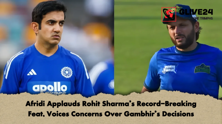 news thumbnail 1765291031858 Afridi Applauds Rohit Sharma’s Record-Breaking Feat, Voices Concerns Over Gambhir’s Decisions