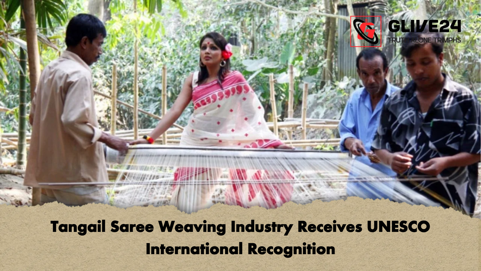 news thumbnail 1765337175668 Tangail Saree Weaving Industry Receives UNESCO International Recognition