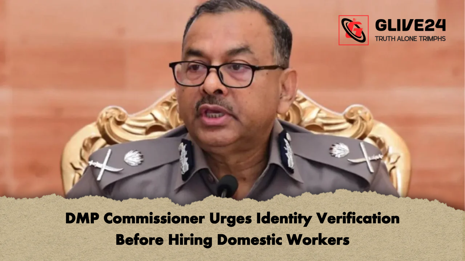 news thumbnail 1765339652837 DMP Commissioner Urges Identity Verification Before Hiring Domestic Workers
