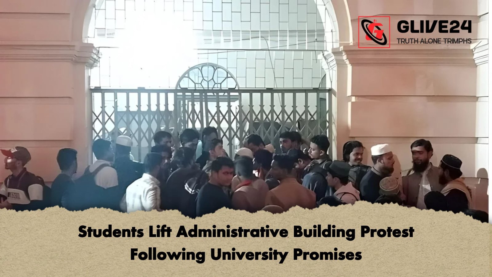 news thumbnail 1765842682126 Students Lift Administrative Building Protest Following University Promises
