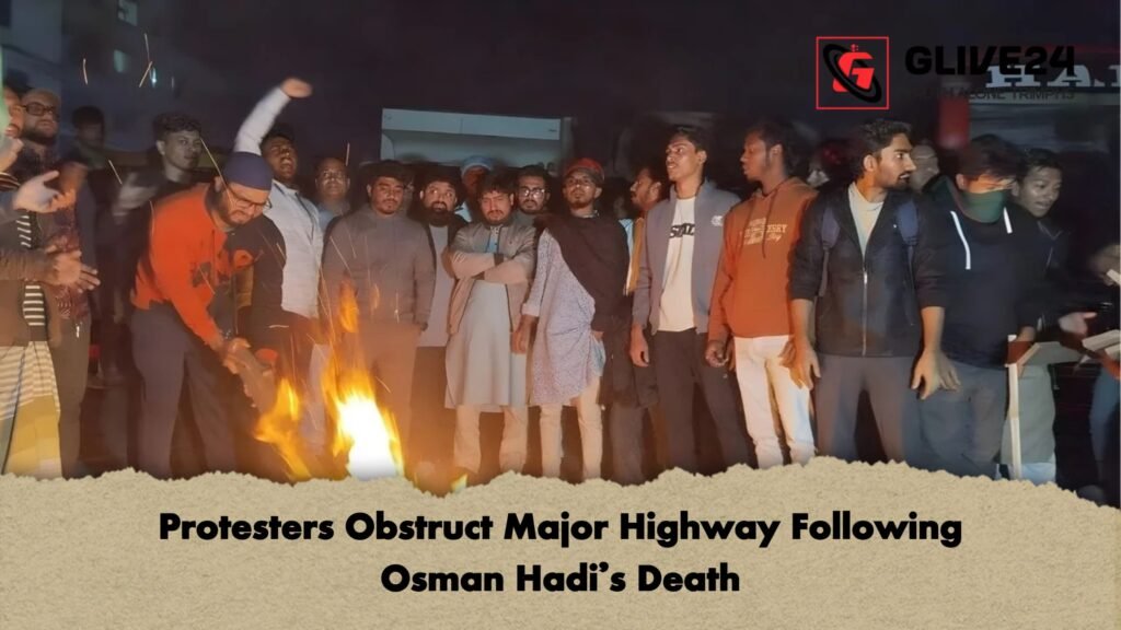 Protesters Obstruct Major Highway Following Osman Hadi’s Death 2 news thumbnail 1766104061595 Protesters Obstruct Major Highway Following Osman Hadi’s Death