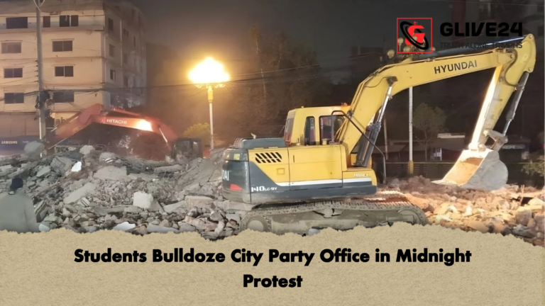 news thumbnail 1766124825153 Students Bulldoze City Party Office in Midnight Protest