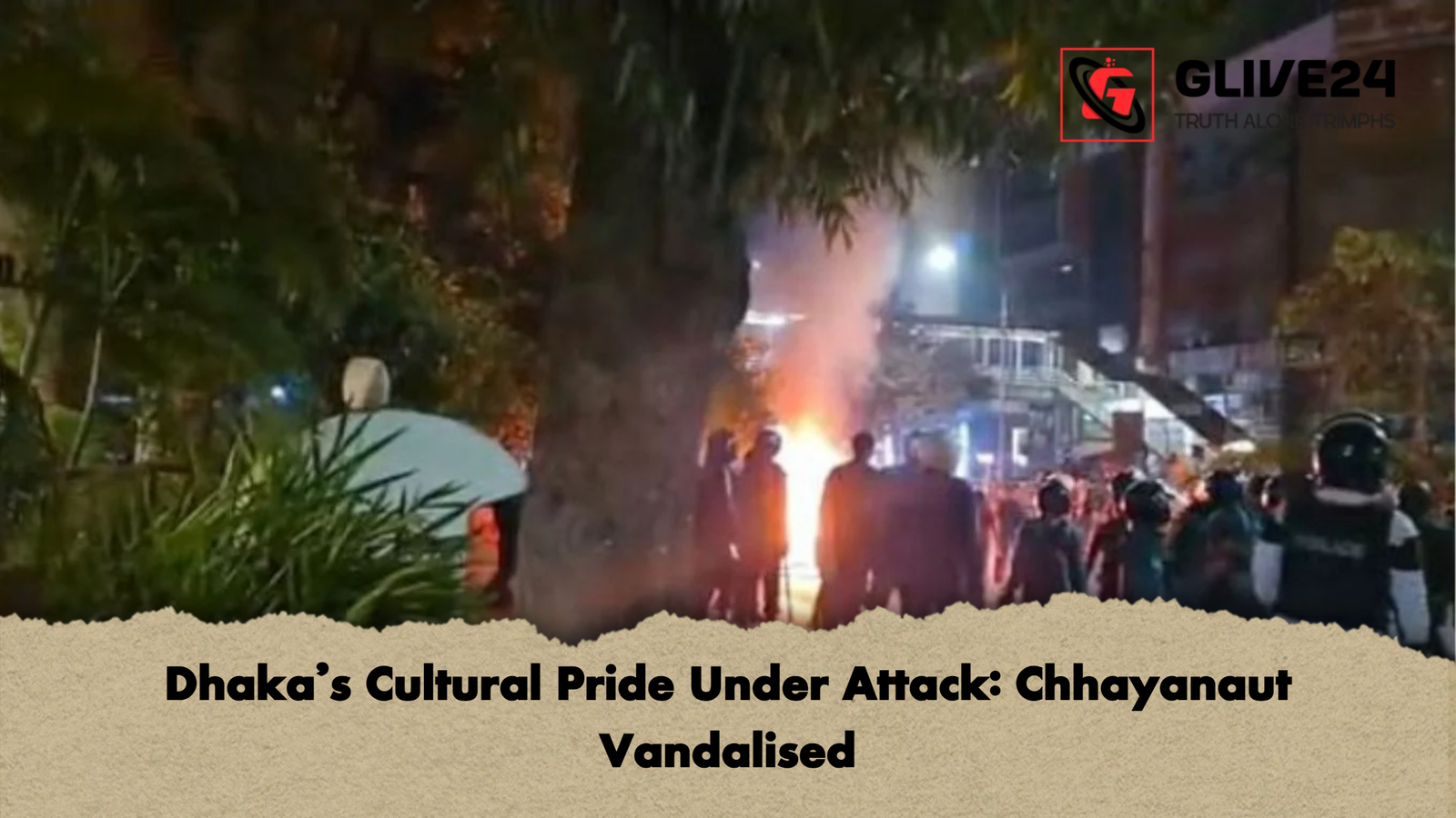 news thumbnail 1766126310266 Dhaka’s Cultural Pride Under Attack: Chhayanaut Vandalised