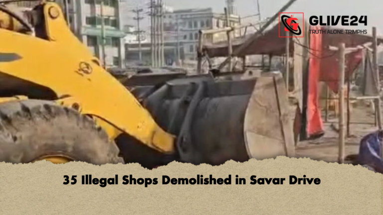 35 Illegal Shops Demolished in Savar Drive 35 Illegal Shops Demolished in Savar Drive