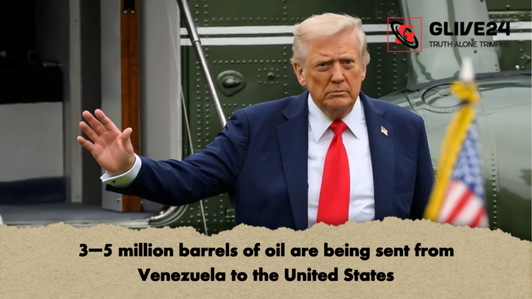 3–5 million barrels of oil are being sent from Venezuela to the United States 3–5 million barrels of oil are being sent from Venezuela to the United States