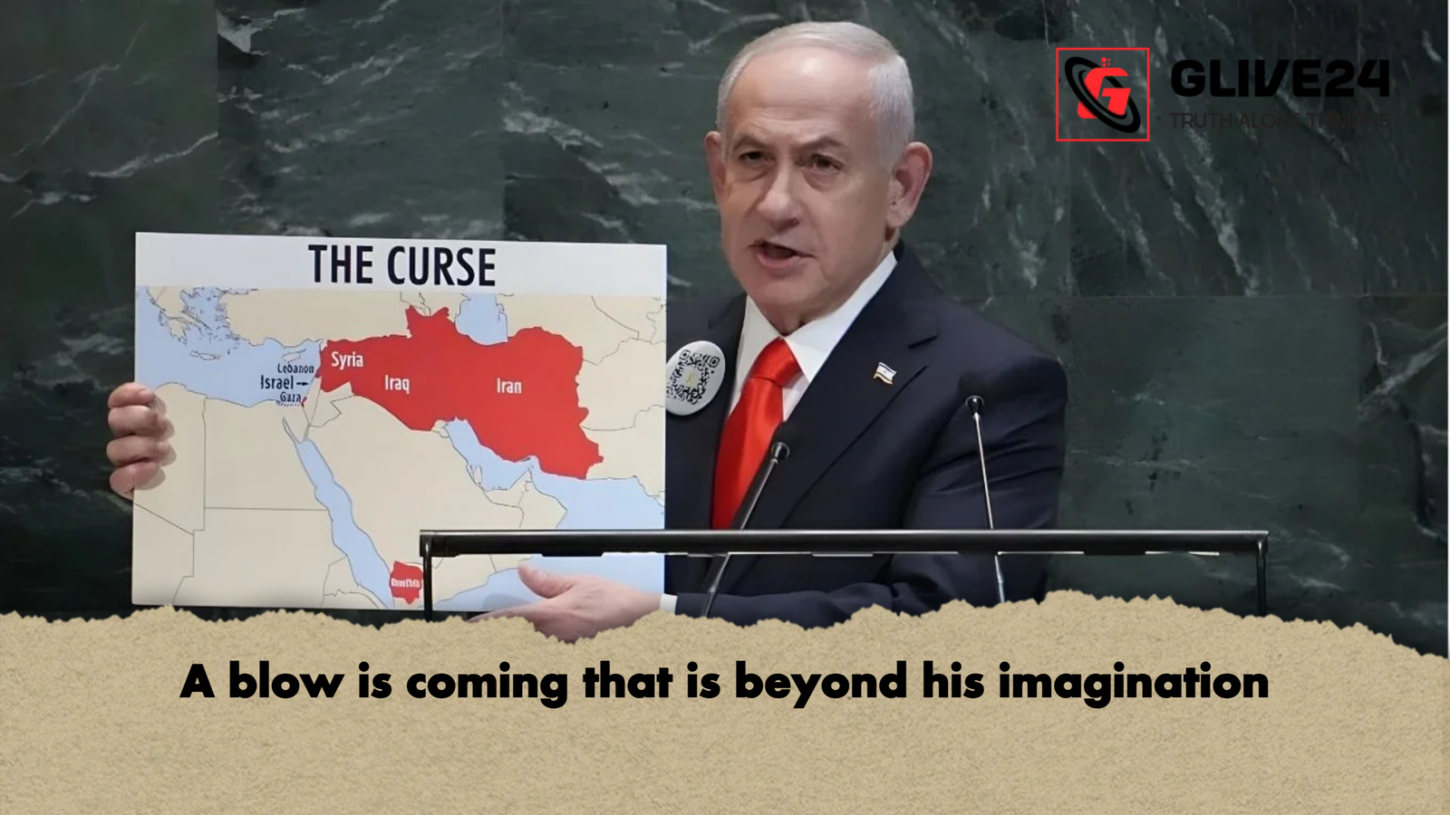 A blow is coming that is beyond his imagination A blow is coming that is beyond his imagination