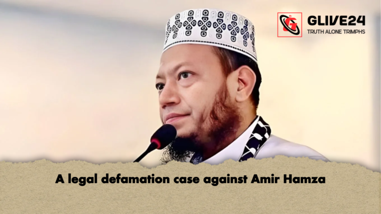 A legal defamation case against Amir Hamza A legal defamation case against Amir Hamza