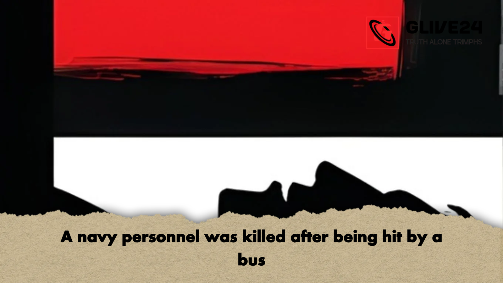 A navy personnel was killed after being hit by a bus A navy personnel was killed after being hit by a bus