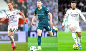 A neck and neck battle between Kane Mbappe and Haaland on the road to the Golden Shoe A neck-and-neck battle between Kane, Mbappé and Haaland on the road to the Golden Shoe