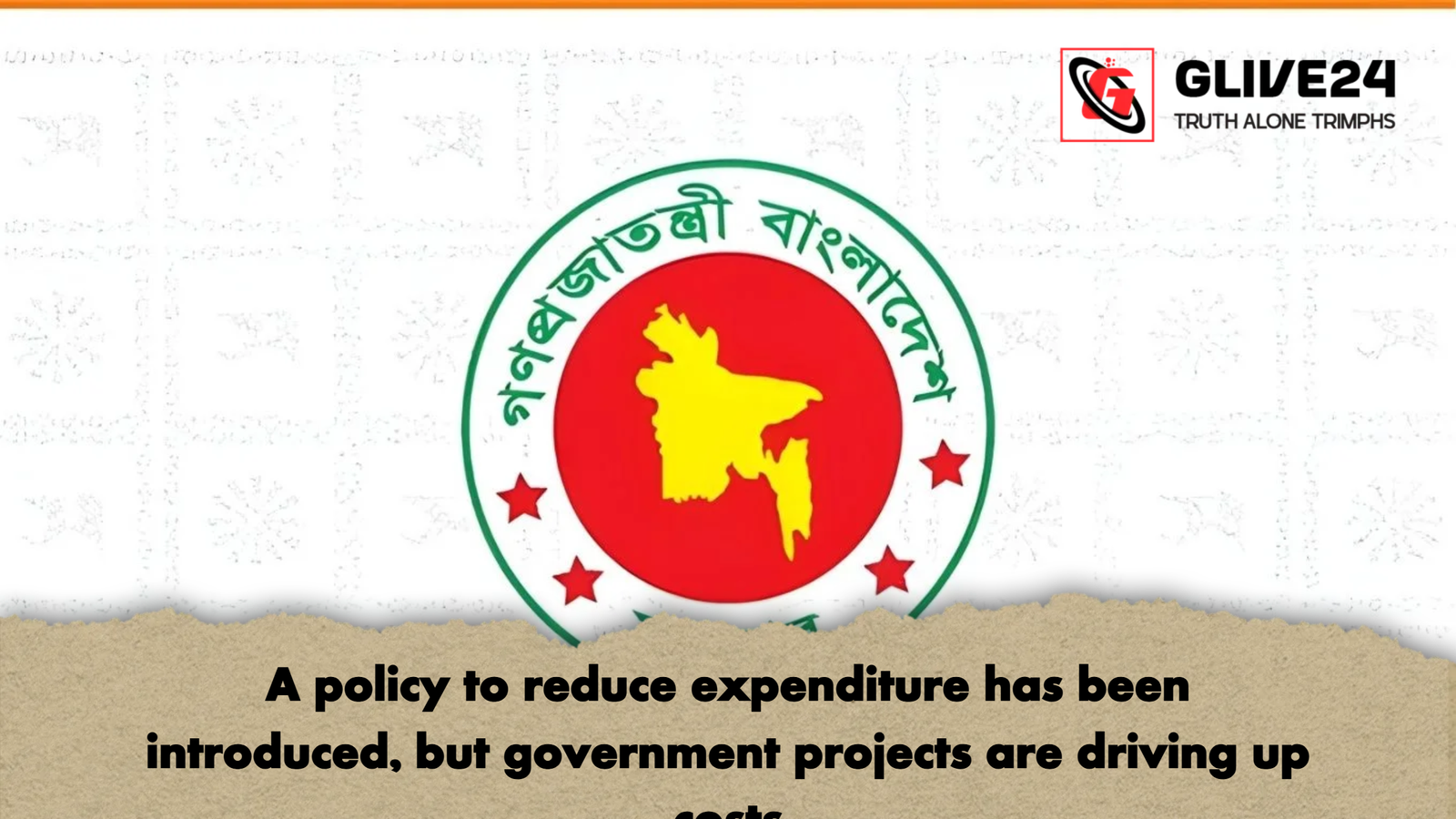 A policy to reduce expenditure has been introduced, but government projects are driving up costs 1 A policy to reduce expenditure has been introduced but government projects are driving up costs A policy to reduce expenditure has been introduced, but government projects are driving up costs