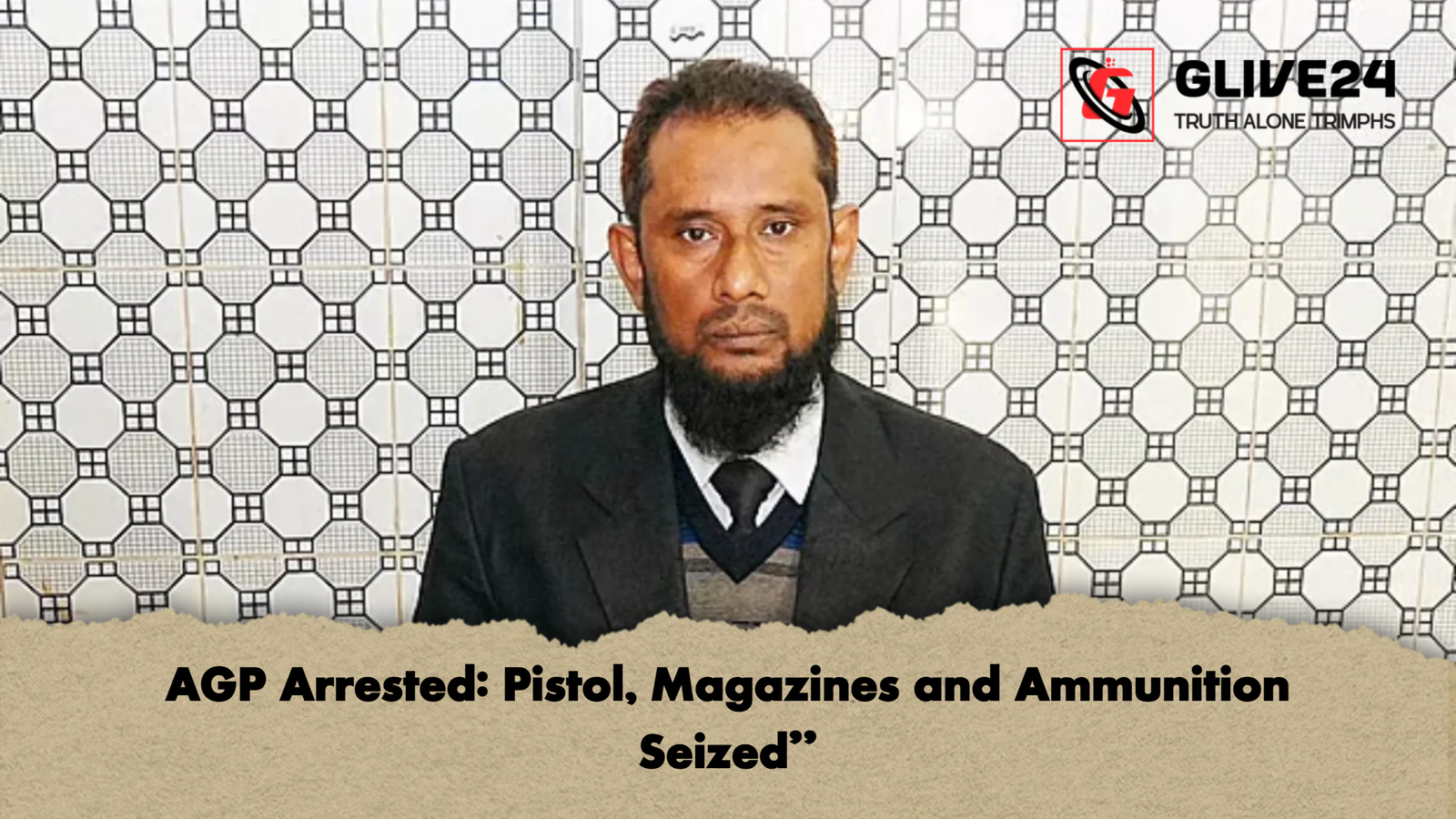 AGP Arrested Pistol Magazines and Ammunition Seized AGP Arrested: Pistol, Magazines and Ammunition Seized"
