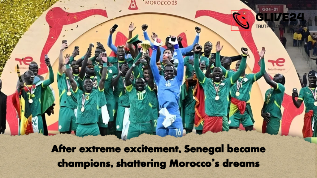 After extreme excitement Senegal became champions shattering Moroccos dreams After extreme excitement, Senegal became champions, shattering Morocco's dreams
