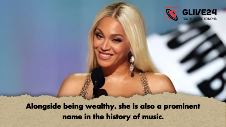 Alongside being wealthy she is also a prominent name in the history of music Alongside being wealthy, she is also a prominent name in the history of music.