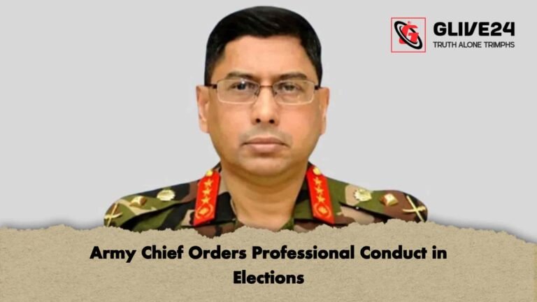 Army Chief Orders Professional Conduct in Elections