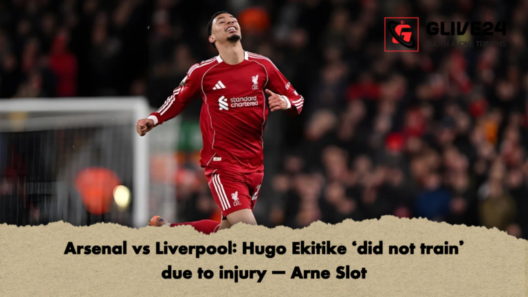 Arsenal vs Liverpool Hugo Ekitike did not train due to injury – Arne Slot 2 Arsenal vs Liverpool: Hugo Ekitike 'did not train' due to injury – Arne Slot