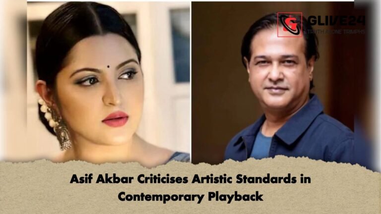 Asif Akbar Criticises Artistic Standards in Contemporary Playback Asif Akbar Criticises Artistic Standards in Contemporary Playback