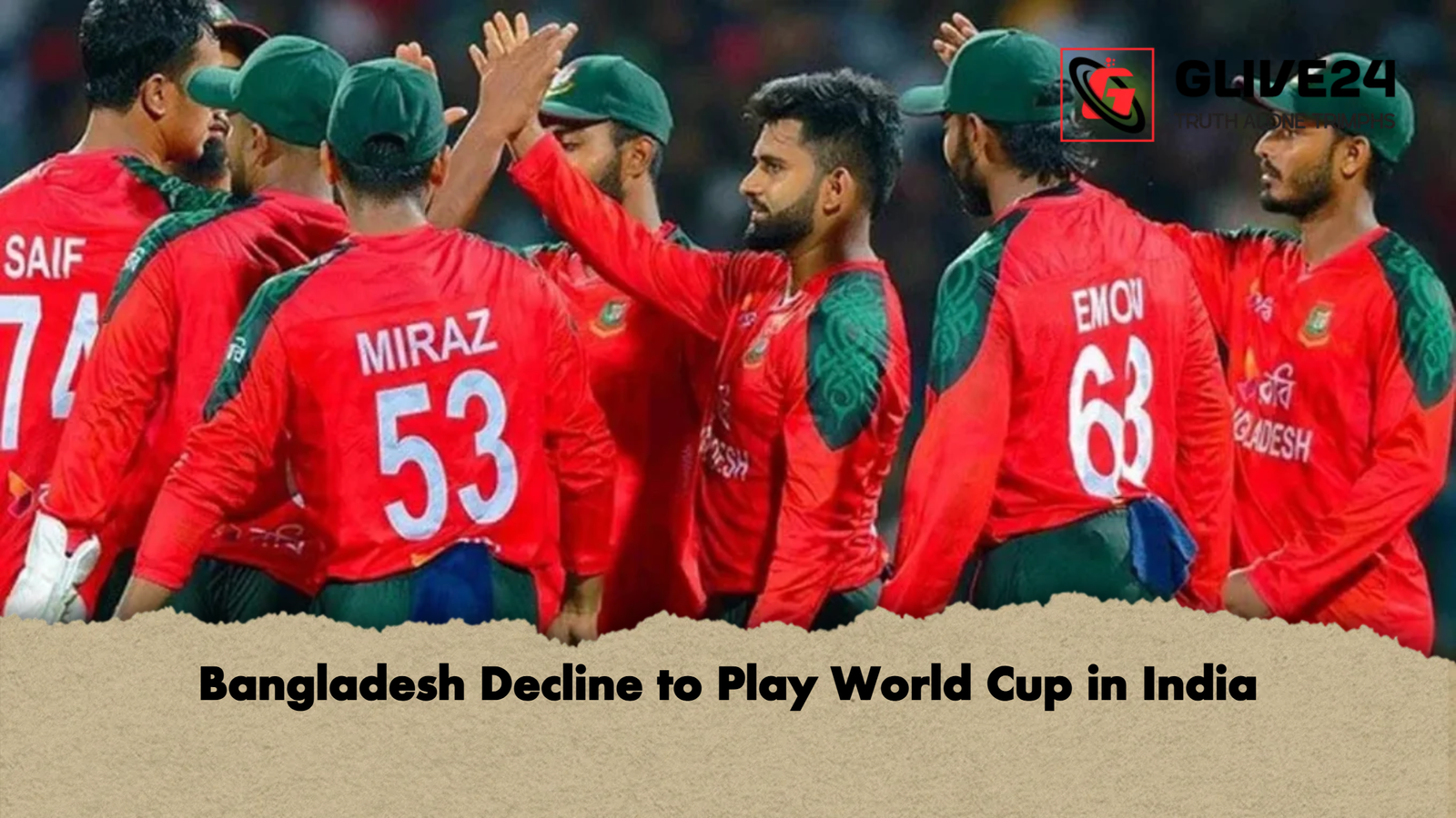 Bangladesh Decline to Play World Cup in India Bangladesh Decline to Play World Cup in India