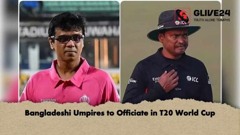 Bangladeshi Umpires to Officiate in T20 World Cup Bangladeshi Umpires to Officiate in T20 World Cup