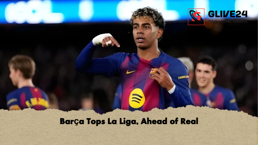 Barca Tops La Liga Ahead of Real Barça Tops La Liga, Ahead of Real
