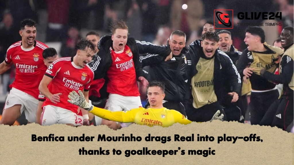 Benfica under Mourinho drags Real into play-offs, thanks to goalkeeper’s magic 2 Benfica under Mourinho drags Real into play offs thanks to goalkeepers magic Benfica under Mourinho drags Real into play-offs, thanks to goalkeeper’s magic