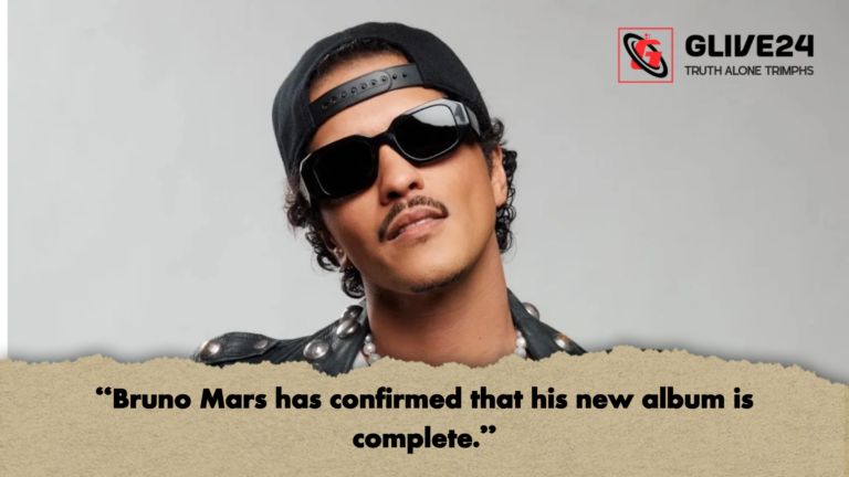 Bruno Mars has confirmed that his new album is complete "Bruno Mars has confirmed that his new album is complete."