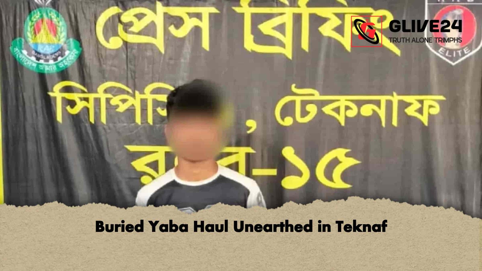 Buried Yaba Haul Unearthed in Teknaf